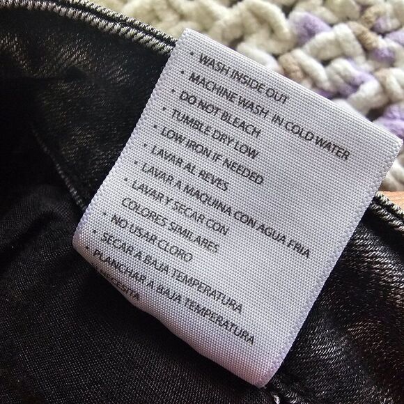 EUC LIKE NEW KANCAN BLACK 2 TONED RAW HEM HIGH RISE JEGGING SIZE 11 / 29 - Picture 13 of 16